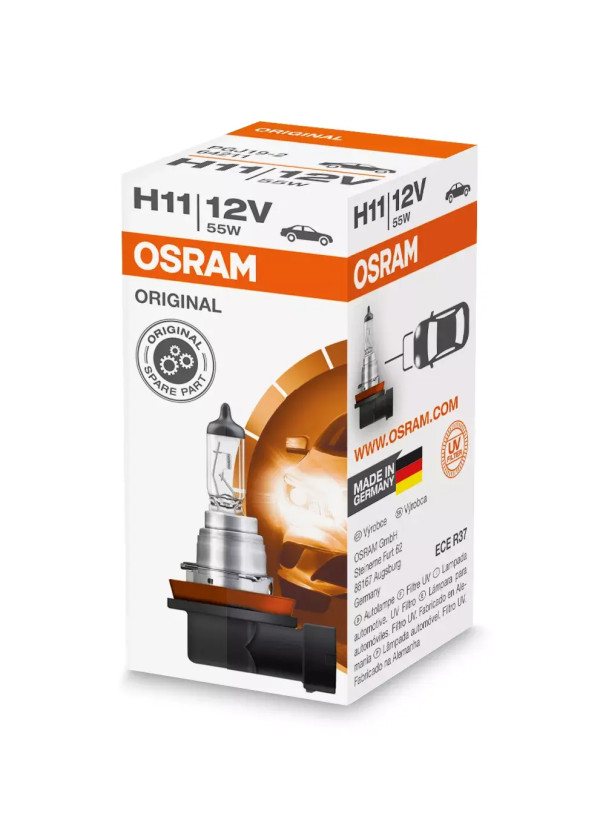 Лампа H11 12V 55W PGJ19-2 Original Line OSRAM 64211