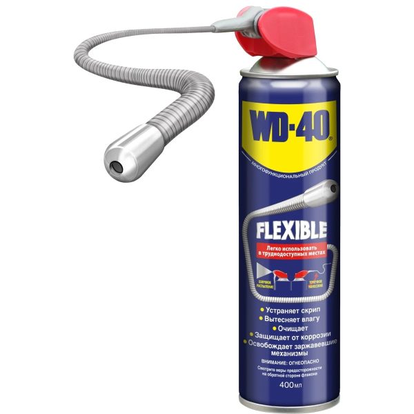 Смазка проникающая WD-40  Flexible  400мл. /кор.24шт./12шт./