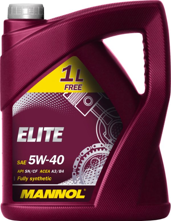 5/40 Elite MANNOL   5л. синт. API SN/CH-4 Масло моторное /кор.4шт./ АКЦИЯ 4л+1л