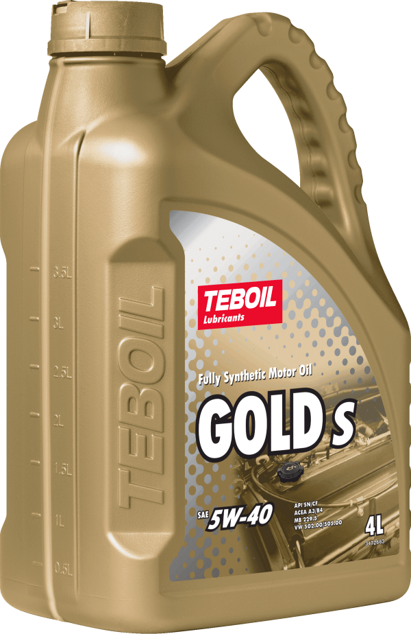 5/40 Gold S TEBOIL   4л. синт. API SN/CF Масло моторное /кор.3шт./