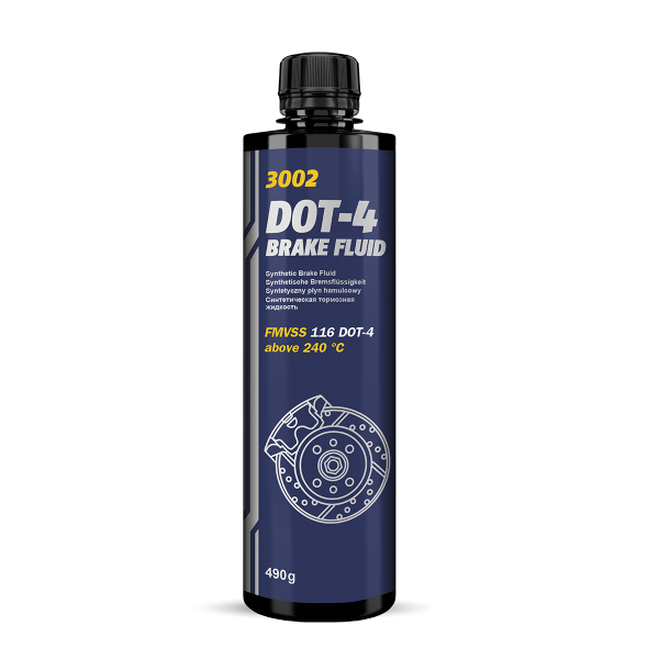 Т/ж DOT-4 Brake Fluid MANNOL   500мл. /кор.20шт./ Пластик