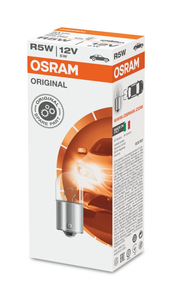 Лампа R5W 12V 5W BA15s Original Line OSRAM 5007