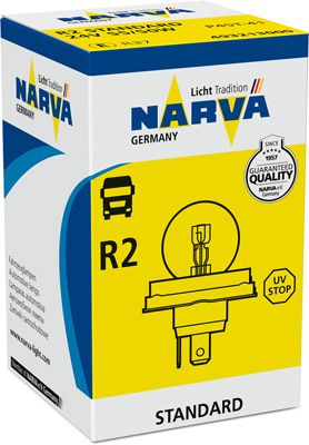 Лампа R2 24V, 55/50W, P45t-41 Standart NARVA 49321