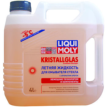 Омыватель стёкол летний KRISTALLGLAS Scheiben-Reiniger LIQUI MOLY   4л. /кор.4шт./