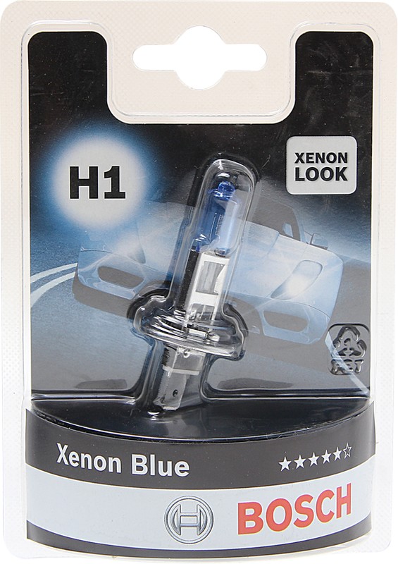 Лампа H1 12V 55W XENON BLUE Bosch (блистер)