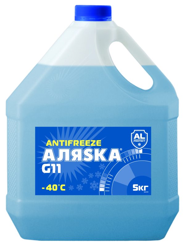 Антифриз (-40) синий G-11 Аляска   5кг. /кор.4шт./