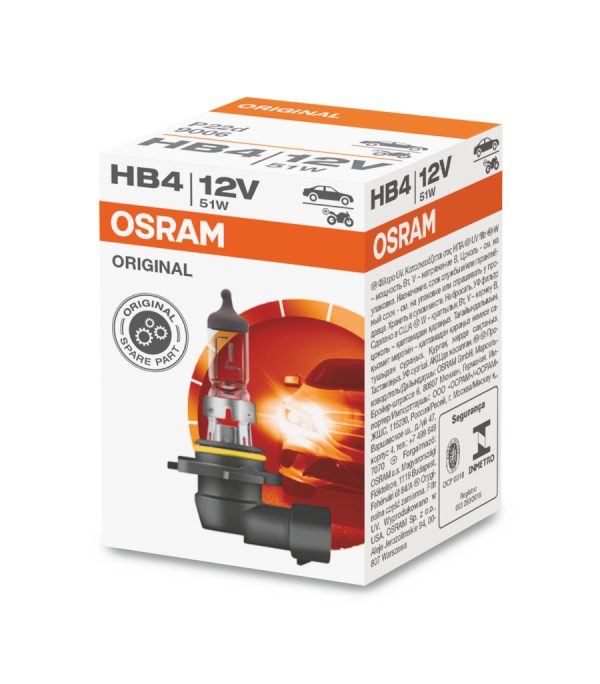 Лампа HB4 12V 51W P22d Original Line OSRAM 9006