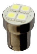 Лампа R5W/10W LED 24V BA15S 4×5050 светодиод. SCT 210193 /кор.10шт./