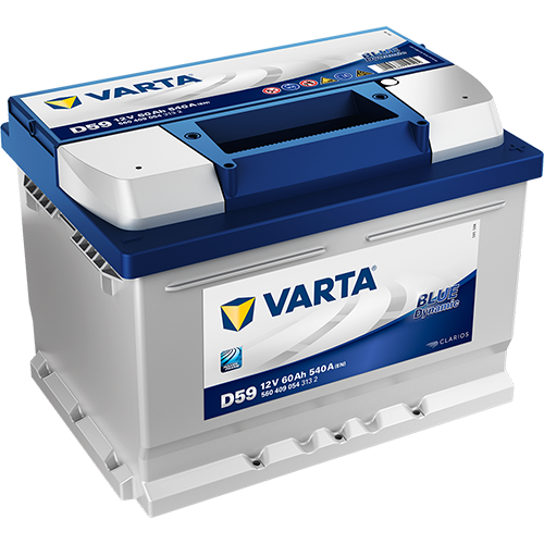 60 о.п. VARTA Blue Dynamic D59 низ. 540А (242*175*175)