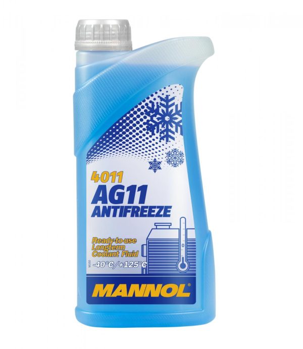 Антифриз (-40) синий AG-11 MANNOL Antifreeze Longterm   1л. /кор.20шт./