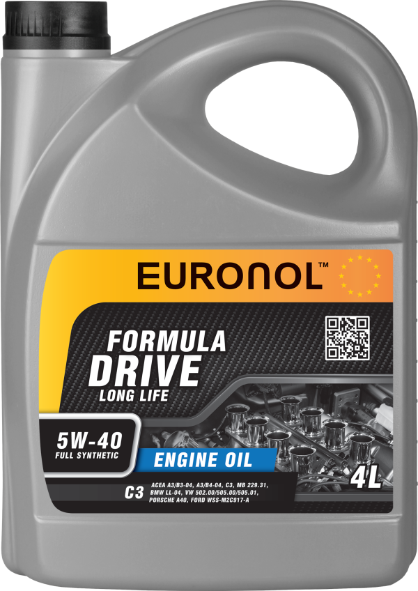 5/40 DRIVE FORMULA LL C3 EURONOL   4л. синт. Масло моторное