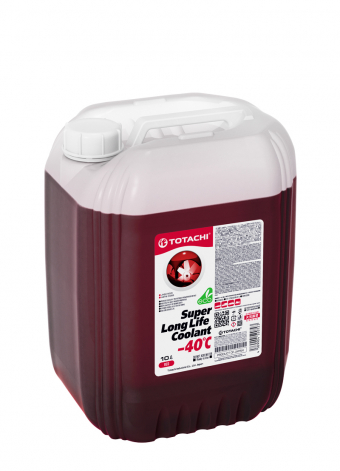 Антифриз (-40) красный TOTACHI  Super Long Life Coolant (Red)  10л.