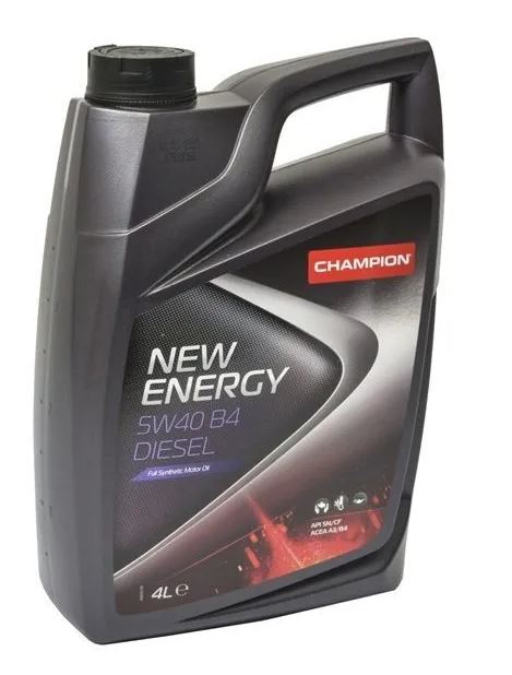 5/40 New Energy B4 Diesel CHAMPION   4л. синт. API SN/CF Масло моторное /кор.4шт./