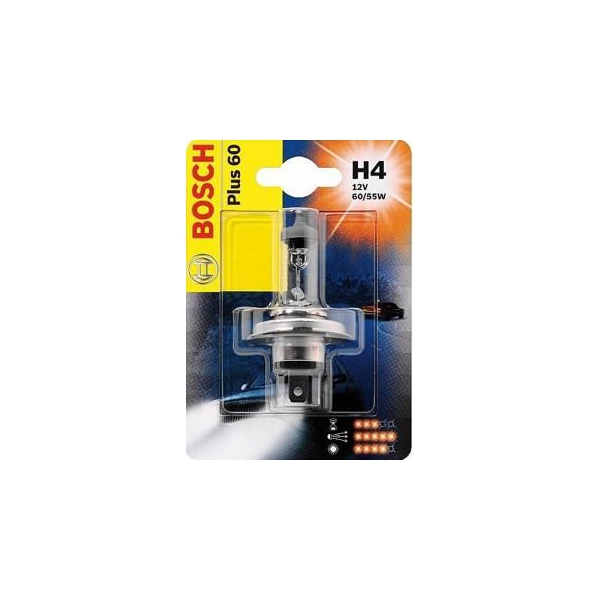 Лампа H4 12V 50/60 PLUS 55W Bosch