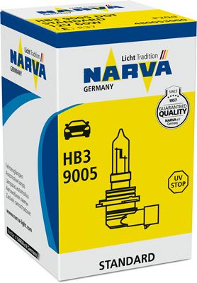 Лампа HB3 9005 12V, 60W, P20d Standart NARVA 48005