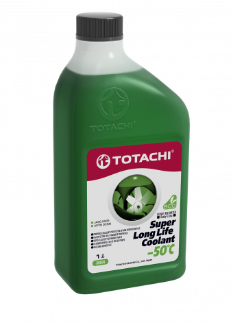 Антифриз (-50) зеленый TOTACHI Long Life Coolant (Green)   1л. /кор.12шт./