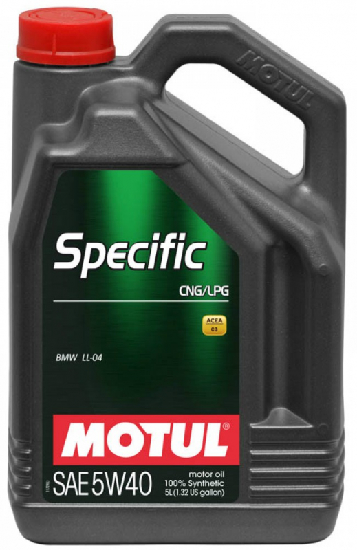 5/40 Specific CNG/LPG MOTUL   5л. синт. API SM/CF Масло моторное /кор.4шт./