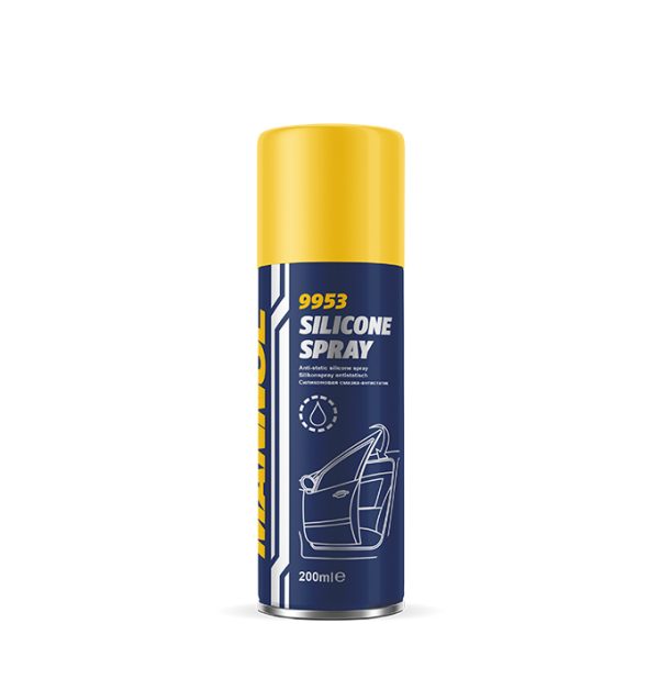 Смазка силиконовая водооталкивающая Silicone Spray MANNOL   200мл. /кор.24шт./ 9953