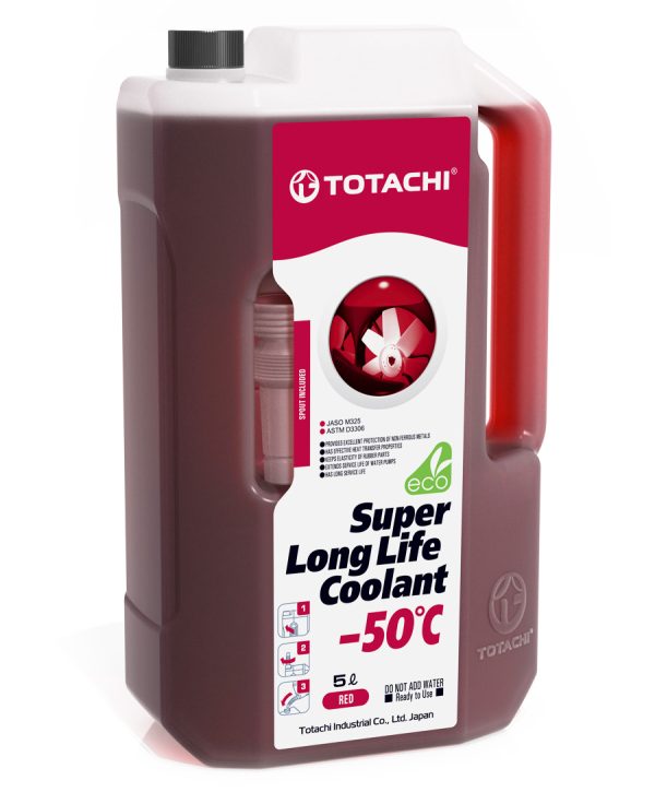 Антифриз (-50) красный TOTACHI Long Life Coolant (Red)  10л.