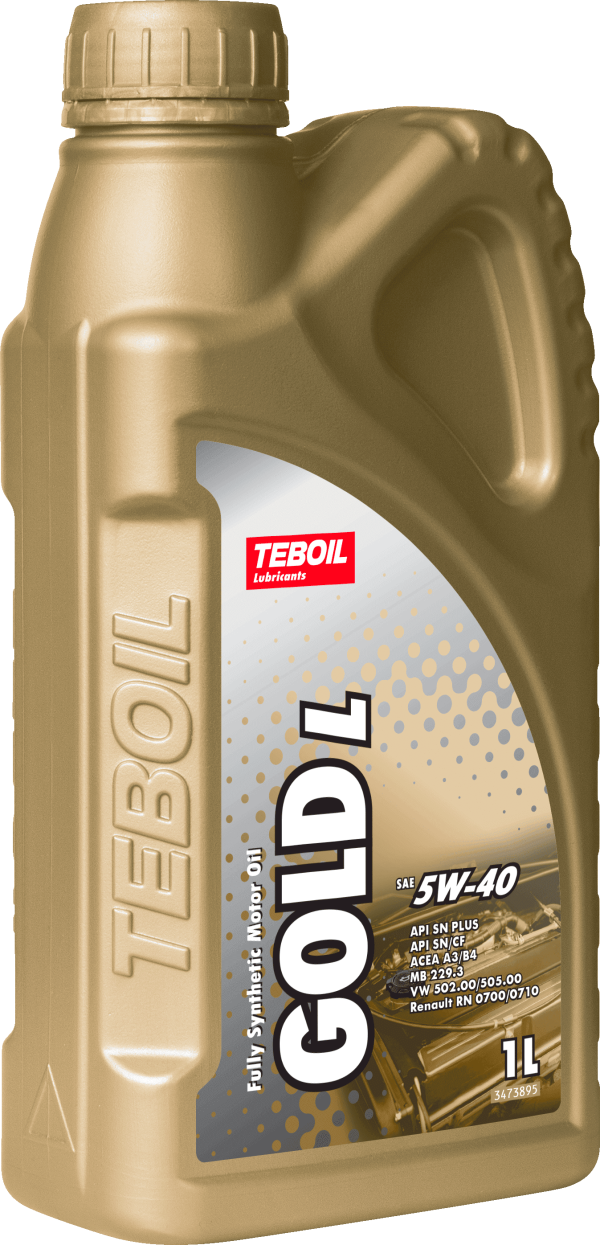 5/40 Gold L TEBOIL   1л. синт. API SN Plus/SN/CF Масло моторное /кор.12шт./