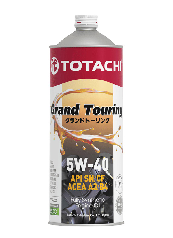 5/40 Grand Touring TOTACHI   1л. синт. API SN/CF Масло моторное /кор.12шт./