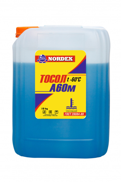 Тосол А-60 М NORDEX  10кг. (9,21л.)